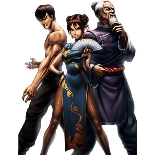 Three Ratels CDM372 Chun-Li Animation game girl Anti Scratch Film With Watterproof Protected Anime Personalized Decal Sticker