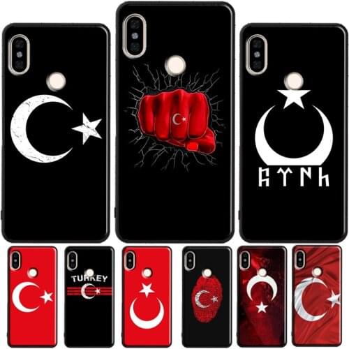 Turkey Turkish Flag Case For Xiaomi Redmi 9 9A 9C 7A 8A 9T Back Cover For Redmi Note 10 Pro 7 8 9 Pro 8T 9S