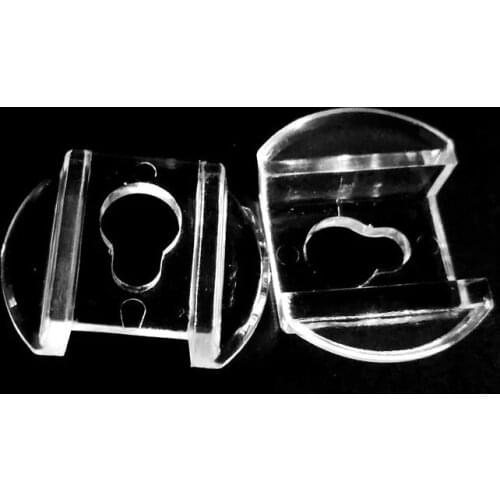 High Quality Transparnent Acrylic Plastic Gourd Shape Wall Mount Photo Picture Frame Hook Frame Hanging Hooks Clips 30*22mm