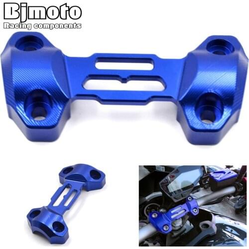Motorcycle CNC Handlebar Risers Clamp Bar Riser Mounting Clamp Top Cover For Yamaha MT-09 FZ9 2013 2014 2015 2016 2017 2018