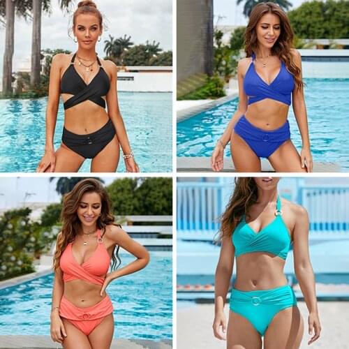2021 Women Bandage Swimming Bathing Suit Beachwear Summer Brazilian Bikini Swimwear Women Swimsuit Sexy Push Up Micro Bikinis
