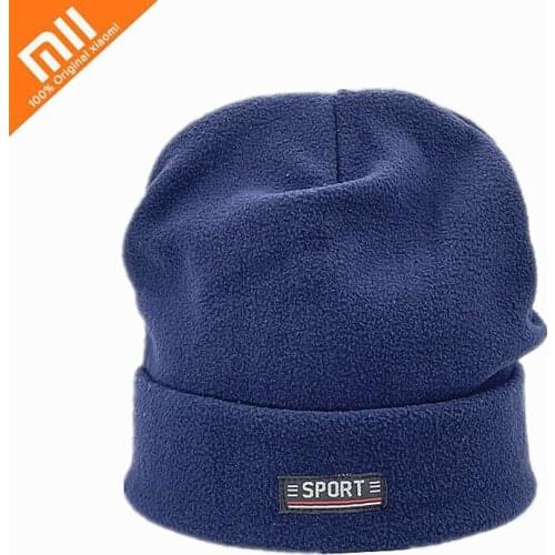 Xiaomi Winter Hats Men Women Beanie Hat Ski Baggy Knitted Hats Thickened Male Outdoor Warm Windproof Elastic Polar Fleece Caps