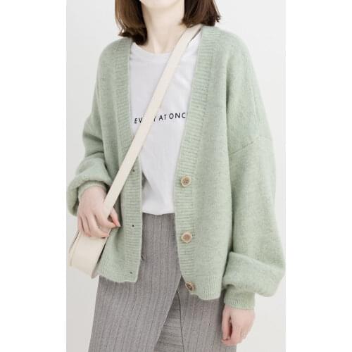 2020 Winter Women Cardigans Cashmere Sweater Knitted Jacket Girls Korean Chic Tops Womans Sweaters jersey knit Cardigans