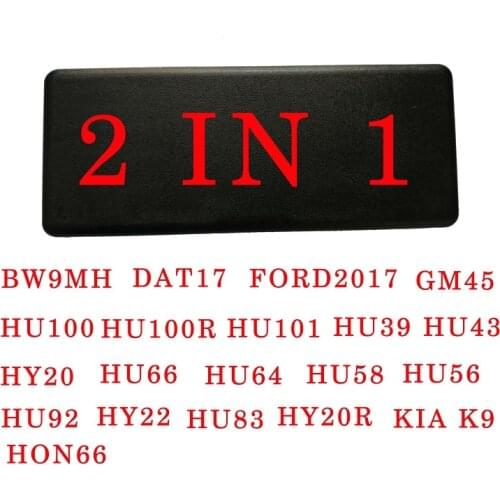 1PCS LiShi 2 in 1 Tool Locksmith Tools DAT17 GM45 HON66 HU100 HU100R HU101 HU43 HU56 HU58 HU64 for Car/Auto