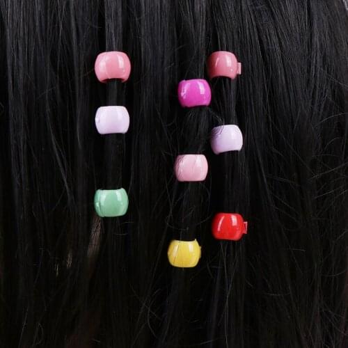 10/20/100Pcs Nice Plastic Candy Colors Mini Hair Claw Clips For Women Hair pins Hair Flat Maker Beads Head lids Hair accessories