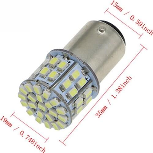 100x 1156 BA15S P21W 1157 Bay15d P21/5W 50SMD 1206 3020 50 Led SMD Car Brake Light Turn Signals Lamps 12V 24V Super Bright