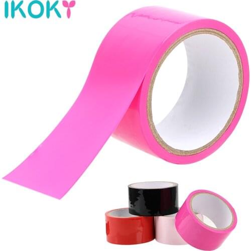 IKOKY Static SM Bondage Tape Anti-stick Hair Bondage Restraints Erotic Toy Flirting Foreplay Sex Toys For Couples Adult Games