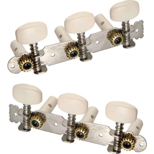 2 Pack Classical Guitar Tuning Pegs Keys Machine Heads 3R3L for Guitar Parts