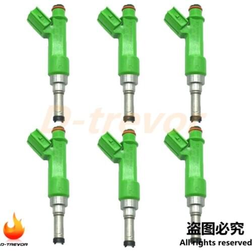 6pcs 23250-0V030 23209-0V030 OEM Fuel Injector Nozzle for Toyota Highlander 2.7L