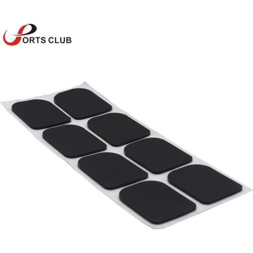 8pcs 0.3mm Durable Black Rubber Soprano Saxophone Sax Clarinet Mouthpiece Pads Patches Cushions Rubber Material