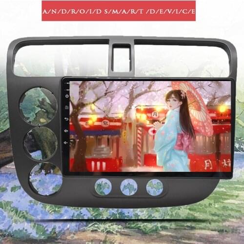 9" Android 10 6G 128G Car Gps Video Audio Player For honda CIVIC 2000 2006 Auto Radio Multimedia Head Unit With Carplay DSP SWC