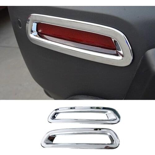 ABS Chrome lamp rear tail fog Light Trim frame moulding for Chevrolet Trax 2014 2015 2016 Car tyling cover detector 2pcs
