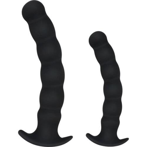 Anal Plug Prostate Massager Sex Products Vaginal Stimulator With Strong Sucker Silicone Bead Dildo Sex Toys for Man and Woman