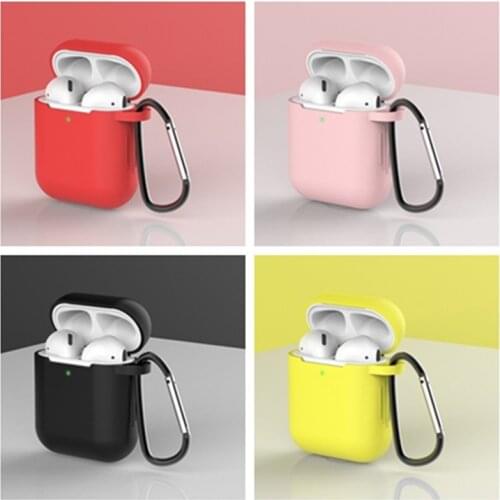 1/2 Universal Hanger Cover Case Cover for Airpods Soft Silicone Case for Airpods Wireless Headsets Charger Case Air Pods Case