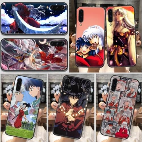 Anime Inuyasha Phone Case For Samsung Galaxy A 10 12 20E 21S 30 32 40 50 51 52 70 71 72 5 6 7 2016 2018 black tpu cover fashion