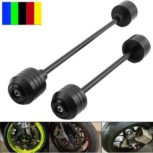 For YAMAHA YZF R1 YZF-R1 S M 2015 2016 2017 2018 2019 2020 Front Rear Wheel Slider Fork Axle Crash Protector Swing Arm POM NEW