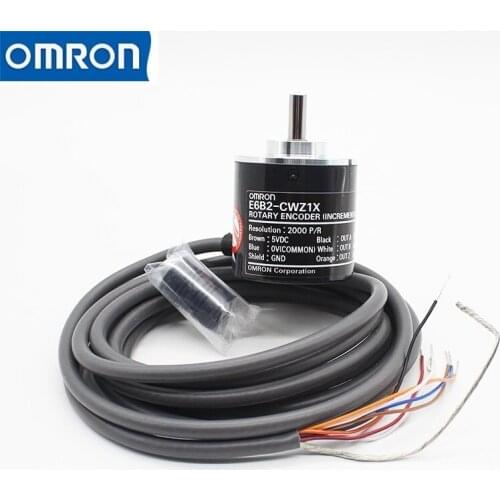 Incremental 40-mm-dia. Rotary Encoder E6B2-CWZ1X Line-driver output 5 VDC 10P/R-2000P/R 0.5M