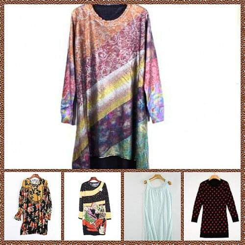 Spain Spring And Autumn Slim Printing Knitting Dress In The Winter Bottom Autumn And Winter Fashion Ladies High Quality Womens