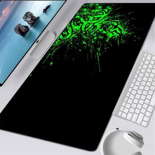 Razer Mouse Pad Anime Gaming Accessories Large Mousepad Gamer PC Computer Keyboard Desk Mat non-skid keyboard mouse pad mat gift