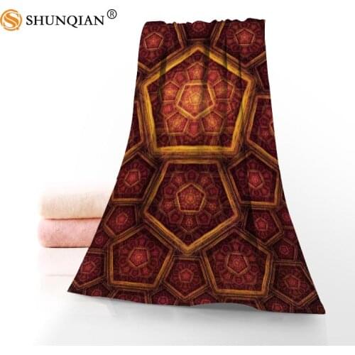 Customize Many Beauiful Pattern 35x75cm Daily Exercise Fitness Fast Dry Face Microfiber Towel