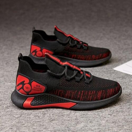 2021 Men Sneakers Breathable Men Mesh Casual Shoes Summer Comfortable Men Vulcanize Shoes Lace Up Black Tenis Zapatillas Hombre