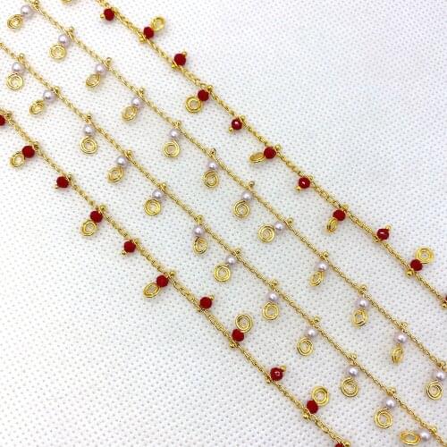 Fashion Metal Bracelet Jewelry Making Supplies DIY Handmade Chain Retro Simple Necklace Bracelet Accessories Spot Wholesale