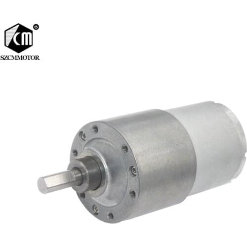 37mm All Metal Gear Box 12v 24v DC Gear Motor 7RPM to 1600 rpm Gearmotor motop High Torque Eccentric Shaft Geared Motor