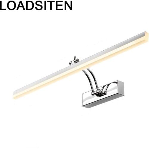 Avec Miroir Desk with Light Cosmetic Espejo Vestidor Makeup Wall Table De Dressing Mirror Mesa Para Maquillaje Vanity Lamp