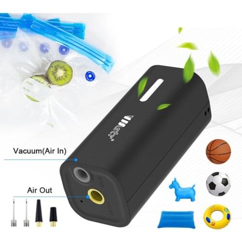 New Portable Vacuum Pump for Food Clothes Quilt Vacuum Storage Bag Mulitfunction Sous Vide Sealer Space Saver Compression Packer