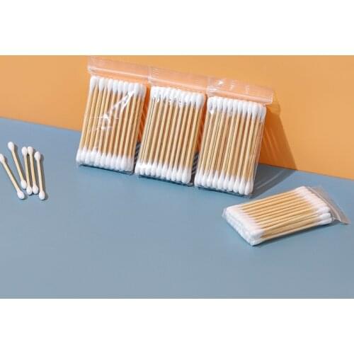 Manufacturers supply hotel disposable cotton swabs double-headed cotton swabs for makeup