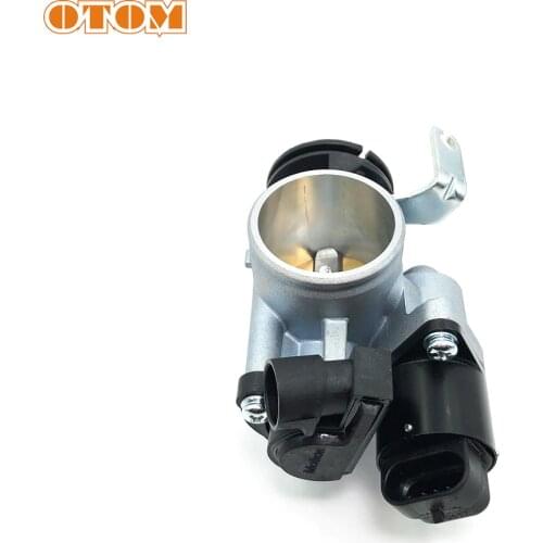 OTOM Motorcycle Throttle Valve Body Aluminum For SHINERAY Retro 400 440 Engine EFI Electronic Fuel Injection Kit High Performanc