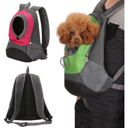 Pawstrip Pet Carrier Cat/Dog Backpack Carrier Puppy Travel Bag Head Out Padded Shoulder Dog Front Bag Pet Bag For Small Dog Cats