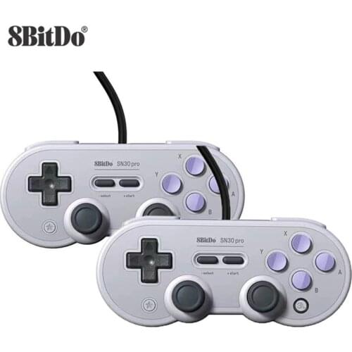 8BitDo SN30 Pro USB Gamepad Wired Controller for Windows, Steam (Windows), Raspberry Pi, Switch SN Edition