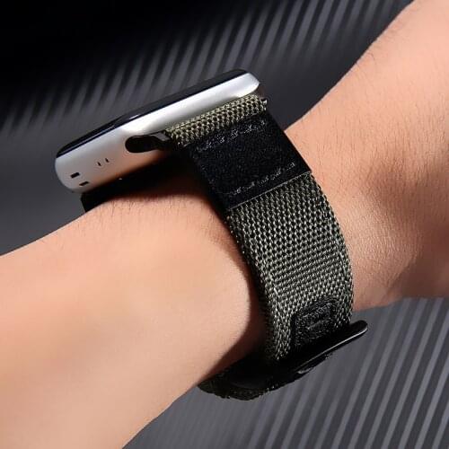 Nylon Wristbands For Apple Watch 6 Band SE 44MM 40MM iWatch Series 5 4 Strap Bracelet For Applewatch 3 42mm 38mm Watchbands