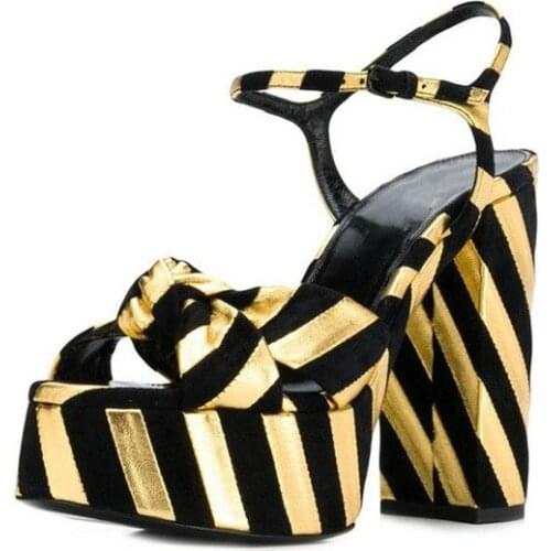 MKKHOU Fashion Sandals Womens New Summer Shoes Super High Heel Platform Shoes Thin Fish Mouth Thick Heels Shoe Large Size 34-43