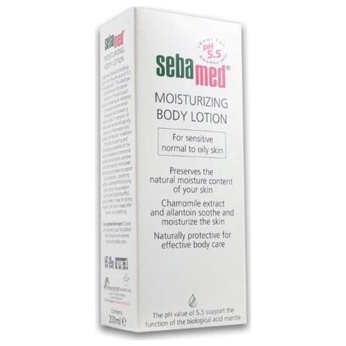 Sebamed Moisturising Body Lotion For Sensitive Normal To Oily Skin 200ml