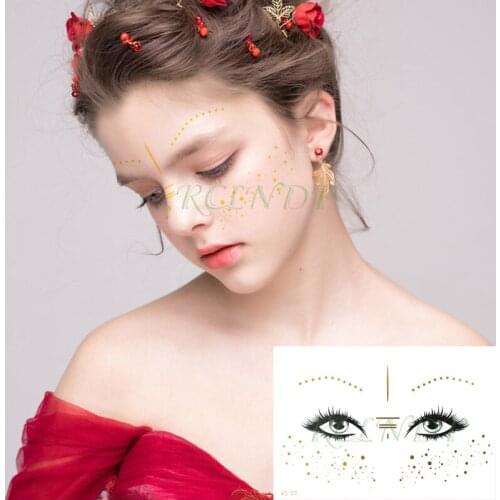 Waterproof Temporary Tattoo Sticker Freckle Circle Dot Face Art Design Pattern Flash Tatto Fake Tatoo for Women Men