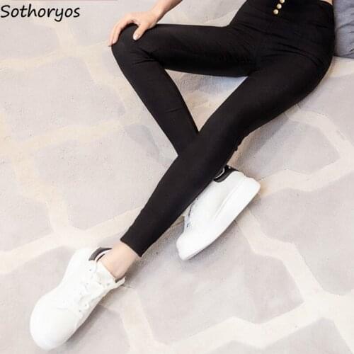 Leggings Women Korean Style SlimTrendy High-quality High Elasticity All-match Womens Ankle-Length Casual Comfortable Spring New