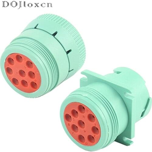 1 Set 9 P HD10 Series ROHS Environmental Protection Connector Plug Non-Threaded Rear Ln Line HD10-9-1939P-P080 HD16-9-1939 J1939