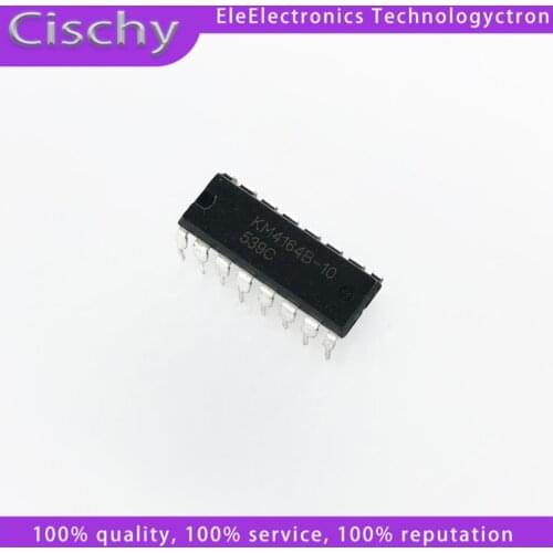 10PCS KM4164B KM4164B-10 KM4164B-12 KM4164B-15 DIP16 4164 DIP-16