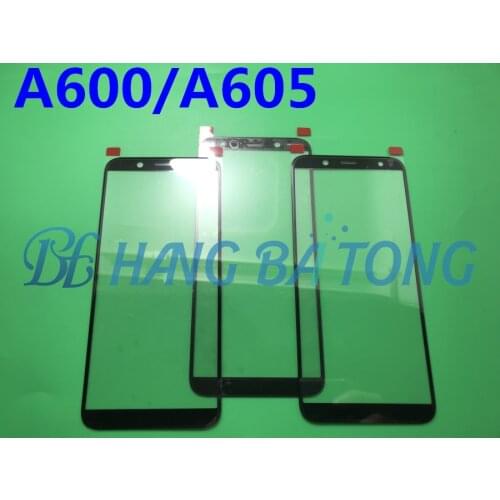10pcs/lot NEW Original Replacement LCD Front Touch Screen Glass Outer Lens For Samsung Galaxy A6 A600 A600F A6+plus A605 A605F