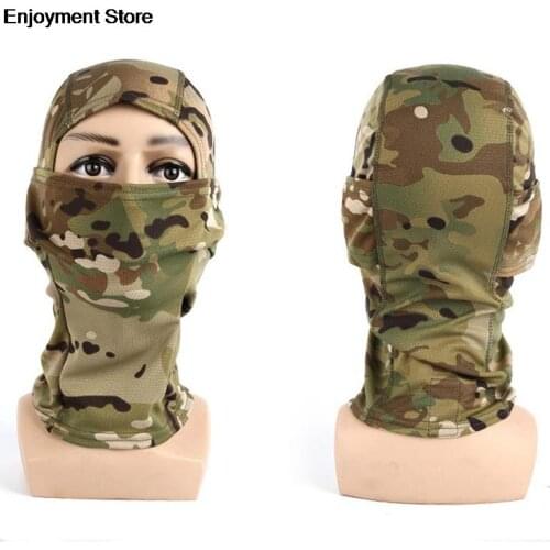 20 Styles Outdoor Camouflage Military Ski Full Face Mask Motorcycle Bicycle Caps 1 Pc