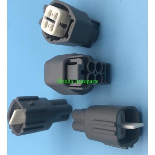 4 Pin/ways Auto Connector For Toyota 1JZ-GTE 2JZ-GTE O2 Sensor Bulkhead Connector 6189-0629/90980-11028 6188-0517/90980-11027