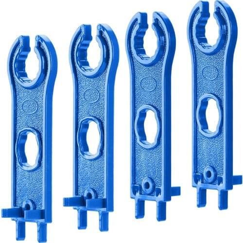 TOP 4PCS Solar Connector Tool Wrenches, Solar Panel Connector Assembly Tool for MC4 Connectors, Plastic Solar Wrench Spanner