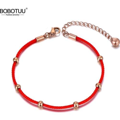 BOBOTUU Red Bracelets
