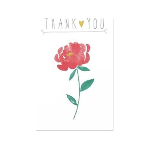 120pcs Rose Thank you Paper Stickers Floral Bakery Gift Sticker Self Adhesive DIY Gift Packaging Seal Sticker