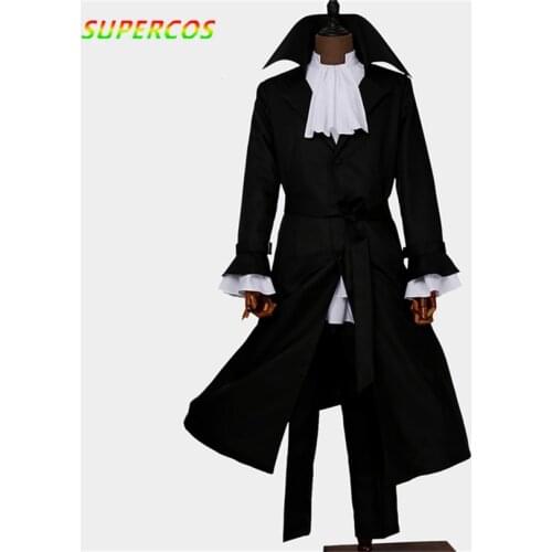Bungo Stray Dogs Mafia Akutagawa Ryuunosuke Cosplay Costume Halloween Christmas Party Clothing