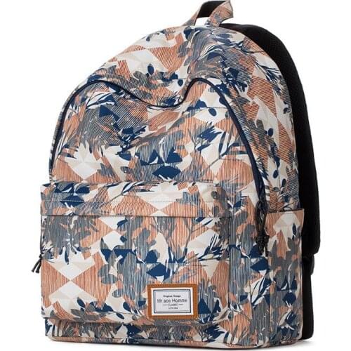 Canvas Backpacks Student School Bag For Girls Flower Casual Korea Large Capacity 2021 Women Travel Bag Waterproof High Quality