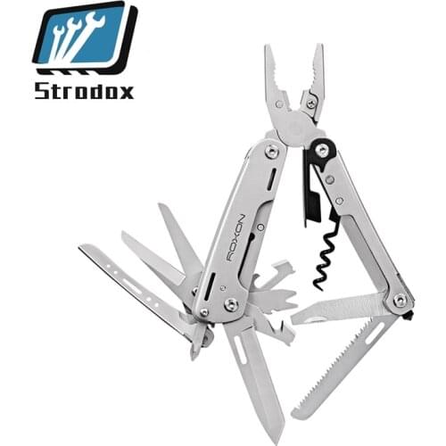 Pocket Knife MultiTool Folding Plier Multifunctional EDC Tools Plier Camping Fishing Outdoor Survival Knife Scissors Sharp Blade