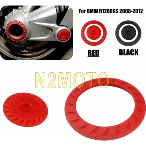 Red Right Side Angle Gearbox End Drive Cover Plastic Rear Drive Shaft Cover Guards For BMW Motorcycle R1200GS R1200 GS 2008-2012